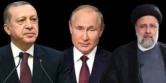 İran'da 'Suriye' zirvesi: Erdoğan, Putin ve Reisi ile görüşecek
