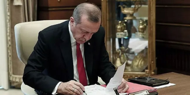 Erdoğan'dan çok sayıda görevden alma ve atama kararı!