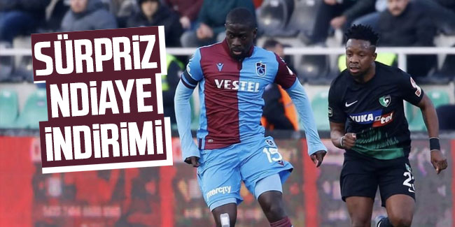 Trabzonspor'a sürpriz Ndiaye indirimi