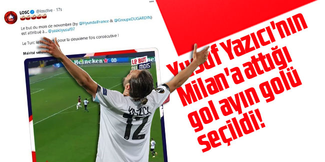 Yusuf Yazıcı'nın Milan'a attığı gol ayın golü seçildi!