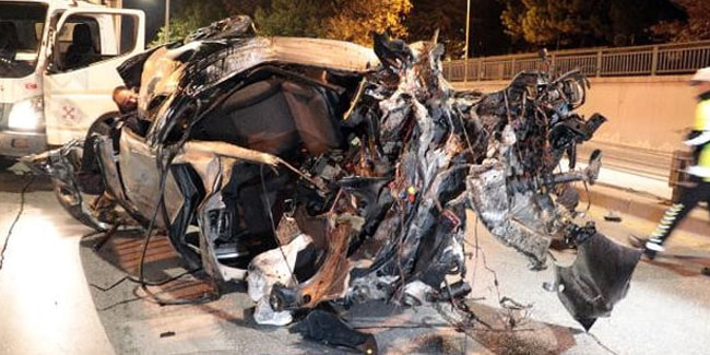 Ankara'da dehşete düşüren kaza