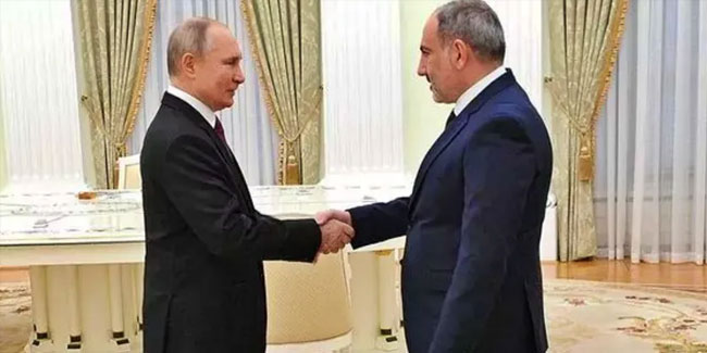 Putin ve Paşinyan'ın ortak bildirisinde ilginç Türkiye detayı!