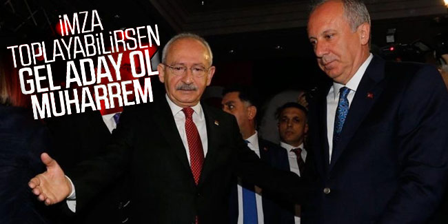 Kemal Kılıçdaroğlu'na Muharrem İnce'nin adaylığı soruldu