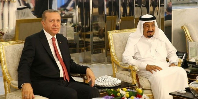 Cumhurbaşkanı Erdoğan'la Kral Selman arasında önemli görüşme