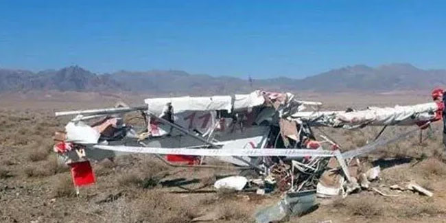 İran’da küçük uçak düştü: 2 ölü