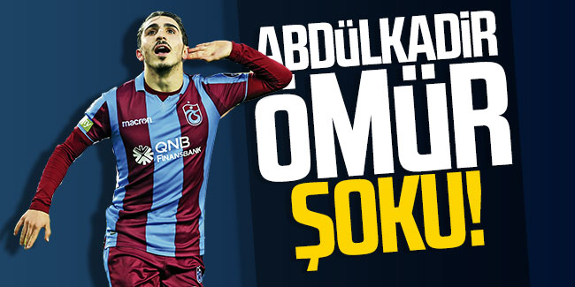 Trabzonspor'da Abdülkadir Ömür şoku!