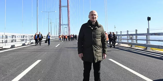 Bakan Karaismailoğlu: 1915 Çanakkale Köprüsü'nün üretime etkisi 5,3 milyar euro