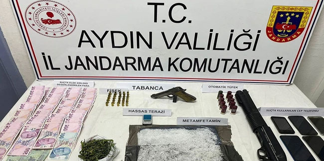 Aydın'da Jandarma uyuşturucu tacirlerine geçit vermedi!