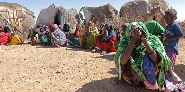 Şiddetli kuraklık Somali'de yaklaşık 245 bin kişiyi göçe zorladı