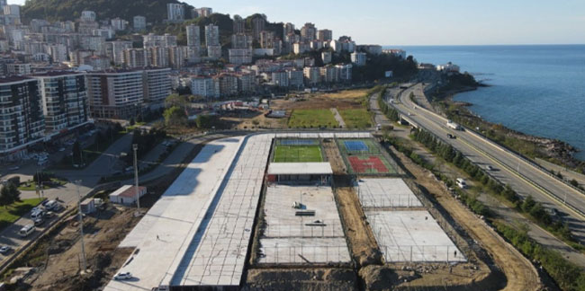 Giresun'da 40 yıllık çöp alanı tarih oluyor: Artık spor sahaları ve ticari işletmeler olacak