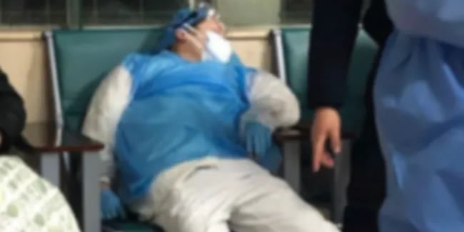 Çin'de maskeyle koşan adamın akciğeri patladı