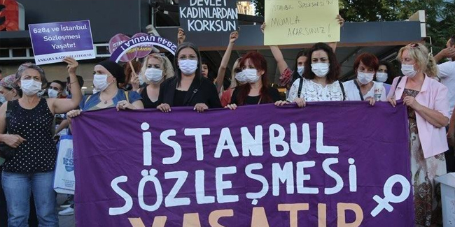 ‘İstanbul Sözleşmesi’ tepkisi: 200 kadın öldürüldü