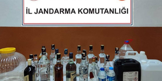 Trabzon'da sahte içki operasyonu