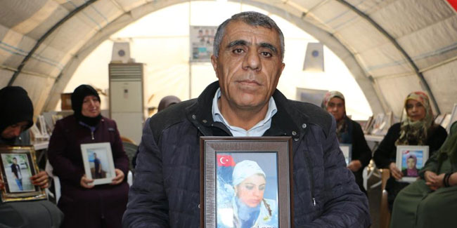Evlat nöbetindeki baba: “Çocuklarımızı kaçıranlar HDP'nin mensuplarıydı”