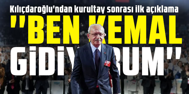 CHP genel başkanlığını kaybeden Kılıçdaroğlu'ndan ilk açıklama