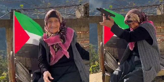 93 yaşındaki Emine nine İsrail’e böyle kafa tuttu