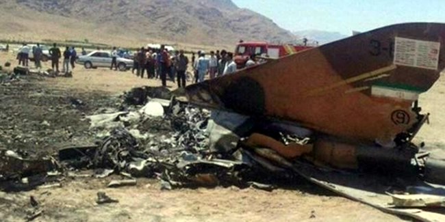 İran'a ait savaş uçağı düştü! Dikkat çeken zamanlama