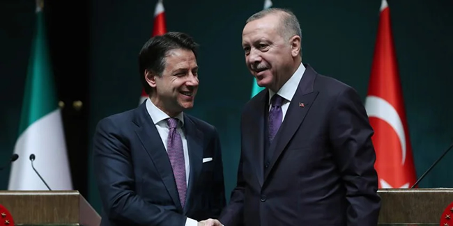 Cumhurbaşkanı Erdoğan, İtalya Başbakanı Conte ile görüştü!