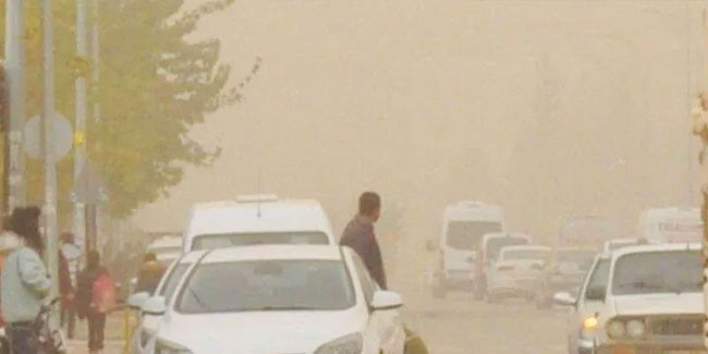  Suriye sınırında toz bulutu! Yetkililer uyarısında bulundu