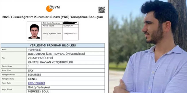 YKS'den 509 puan aldı, seçtiği bölüm Türkiye gündemine oturdu