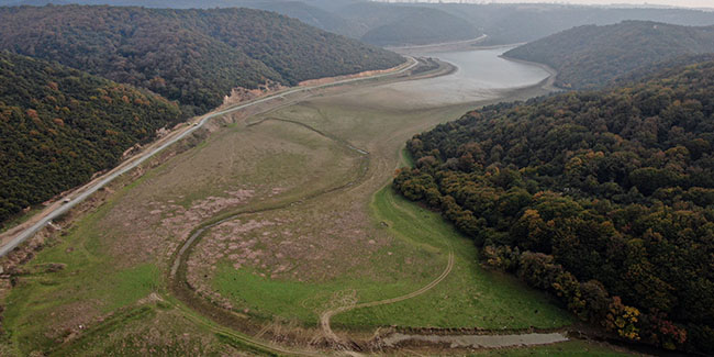 Sazlıdere Barajı dereye döndü: Su seviyesi yüzde 20 ‘ye düştü