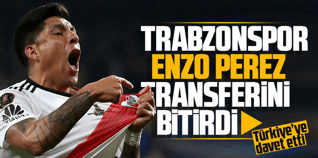 Trabzonspor, Enzo Perez transferini bitirdi!