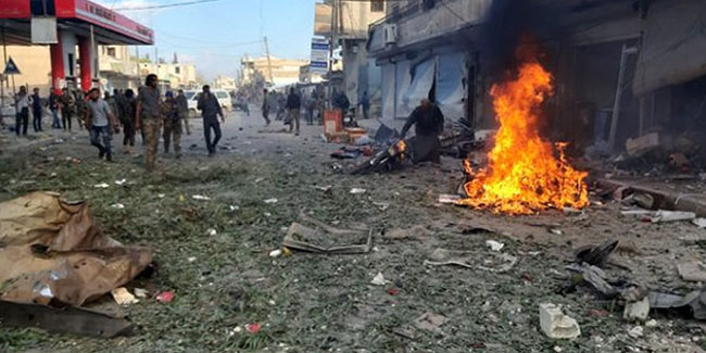 Tel Abyad'da bombalı saldırı: Çok sayıda ölü var