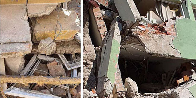 Hacettepe'nin deprem raporu: Beton kalitesi el ile ufalanabilecek kadar düşük