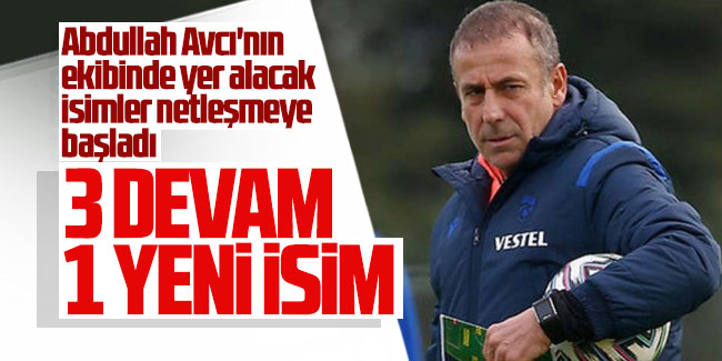 Trabzonspor'da 3 devam, 1 yeni isim