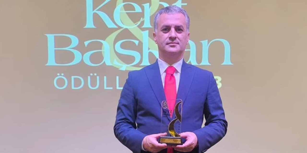 Mustafa Bıyık'a Kayseri'de ödül
