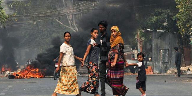 Myanmar'da silahlı müdahale sonucu 56 ölü 