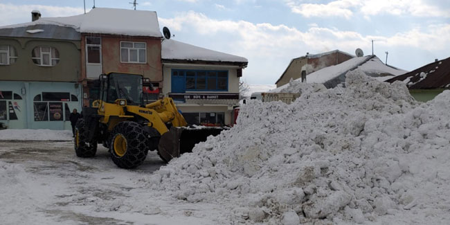 Karla mücadele çalışması: 179 köy yolu ulaşıma açıldı