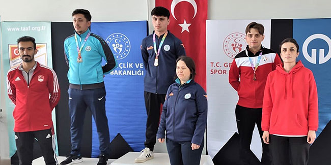 Trabzon Üniversitesi öğrencilerinden atıcılık şampiyonası'nda derece