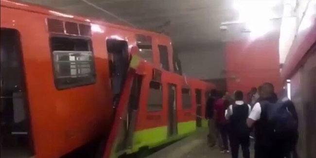 Feci metro kazası: 1 ölü, 45 yaral