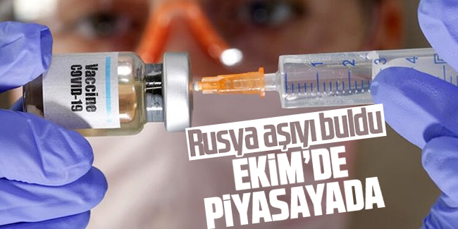 Rusya korona aşısını ekim ayında piyasaya sürecek