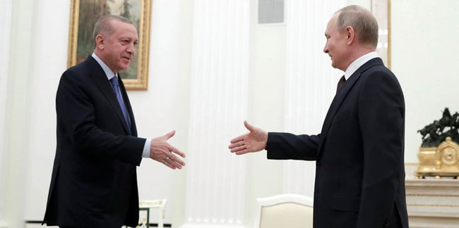 Bloomberg duyurdu: 'Erdoğan, haftaya Rusya'ya gidip Putin'le görüşecek'