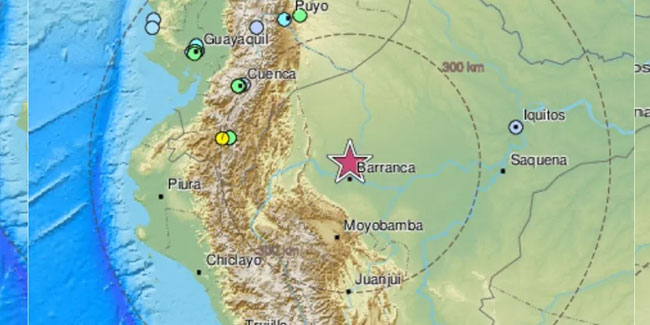 Peru'da 7.3 büyüklüğünde deprem meydana geldi