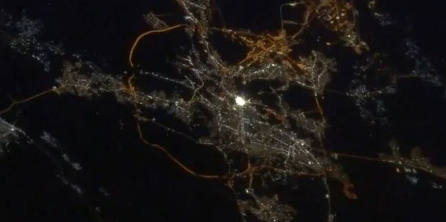 BAE astronotu uzaydan Mekke ve Medine'yi görüntüledi