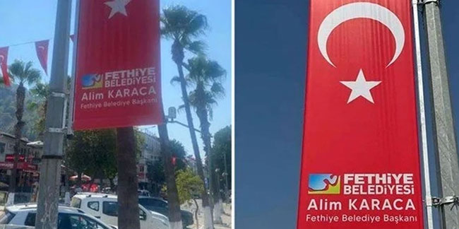 Fethiye Belediye Başkanı Alim Karaca'ya Türk bayrağı soruşturması