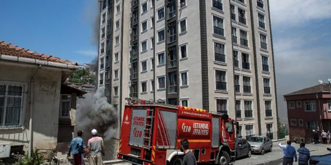 İstanbul'da korkutan yangın! Canlarını zor kurtardılar!