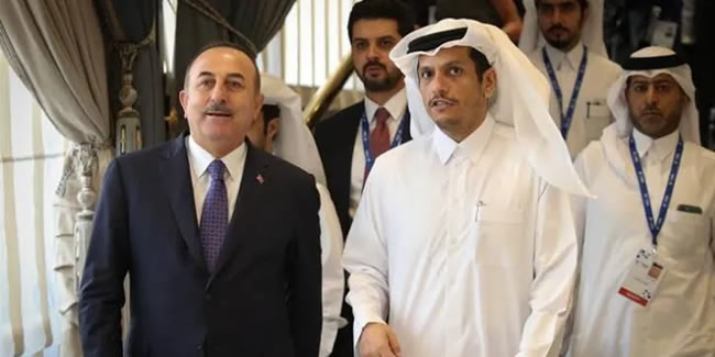 Dışişleri Bakanı Çavuşoğlu Katarlı mevkidaşı ile görüştü