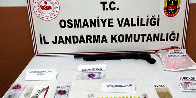 Osmaniye'de uyuşturucu operasyonu: 2 gözaltı