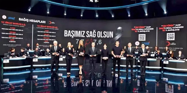 'Türkiye Tek Yürek’ kampanyası dünya rekoru kırdı