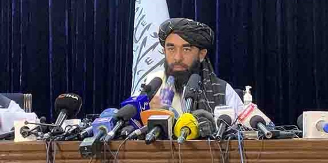 Taliban'dan ilk basın toplantısı! 'Başka milletten kimseye zarar verilmeyecek'