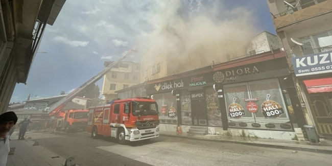 Erzurum'da otel yangını