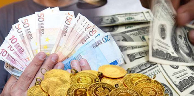 Altın fiyatlarında büyük düşüş! Dolar ve euro yatay seyirde