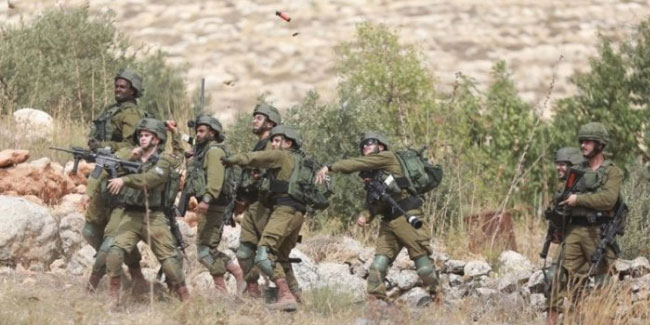 İşgalci İsrail Şeria'nın batısında 12 Filistinliyi yaraladı