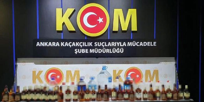 Ankara'da 'sahte içki' operasyonu: 12 gözaltı