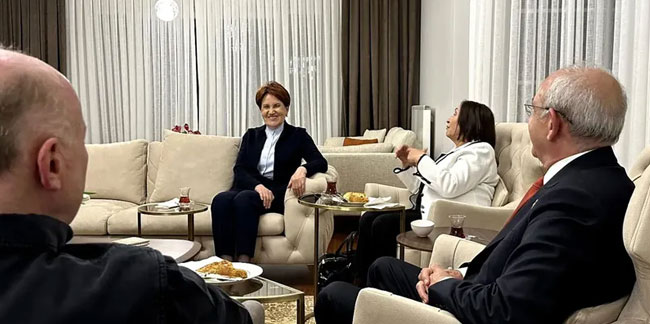 Kemal Kılıçdaroğlu'ndan Akşener'e ev ziyareti