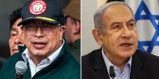 Kolombiya Cumhurbaşkanı Petro'dan Netanyahu'ya: Tarihe soykırımcı olarak geçeceksiniz